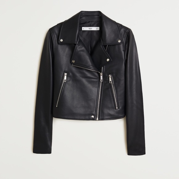 Mango Jackets & Blazers - Mango Faux Leather Jacket